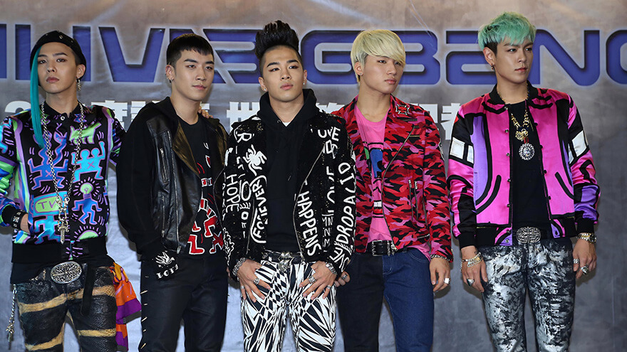 Big Bang is a K-pop boy idol group
