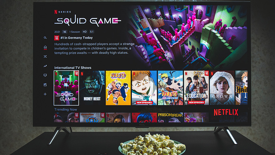 Browsing Netflix catalogue for Squid Games alternatives