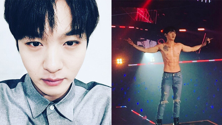 Changsub's tattoos from Btob South Korean boy group