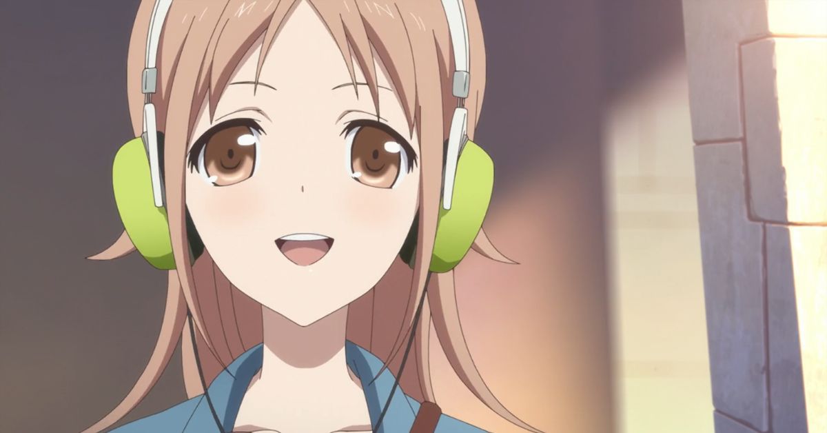 Konatsu Miyamoto from Tari Tari is one of the best anime girls with headphones.