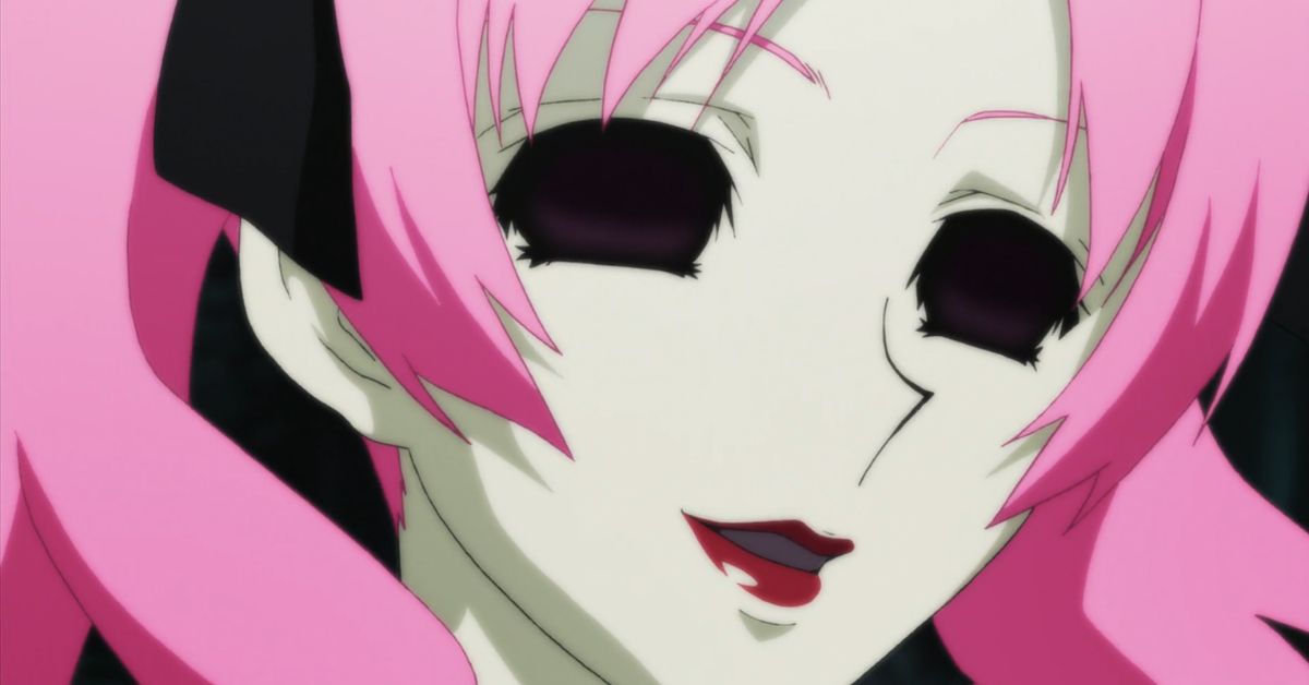 Megumi Shimizu from Shiki is one of the craziest yandere girls in anime. 