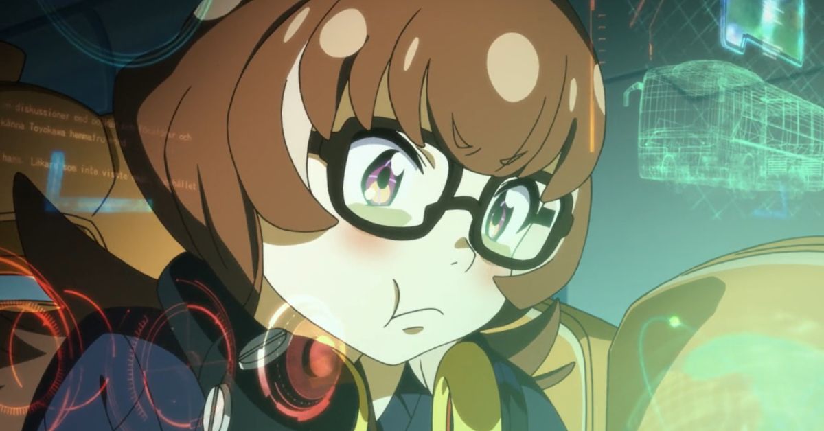 Meika Daihatsu from Punch Line is one of the best anime girls with headphones.
