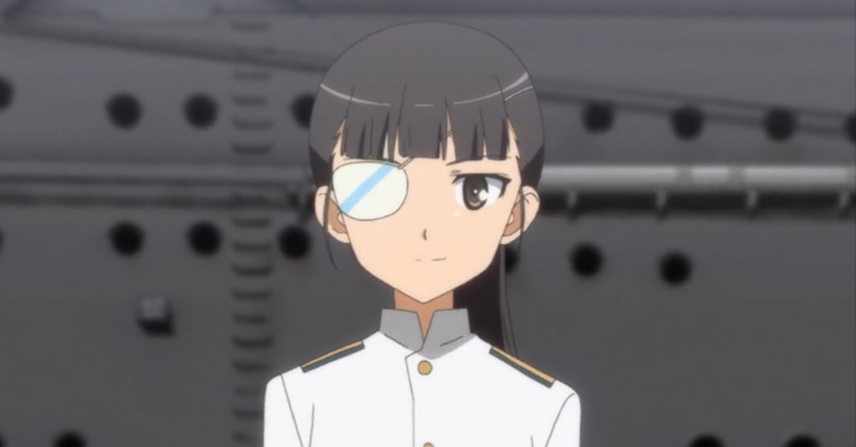 Mio Sakamoto from Strike Witches is one of the best anime girls with eyepatches. 