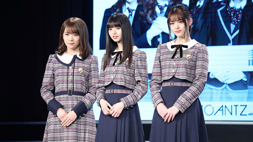 Akimoto Manatsu, Asuka Saito, Matsumura Sayuri during an event in Taipei, Taiwan