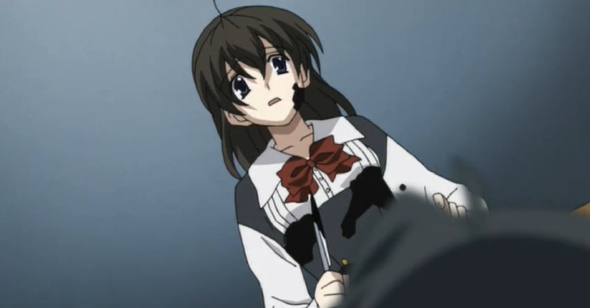 Sekai Saionji from School Days is one of the craziest yandere girls in anime. 