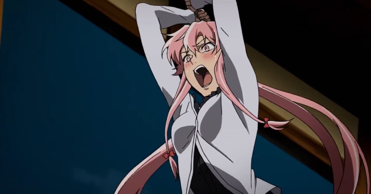 Yuno Gasai from Future Diary is one of the craziest yandere girls in anime.