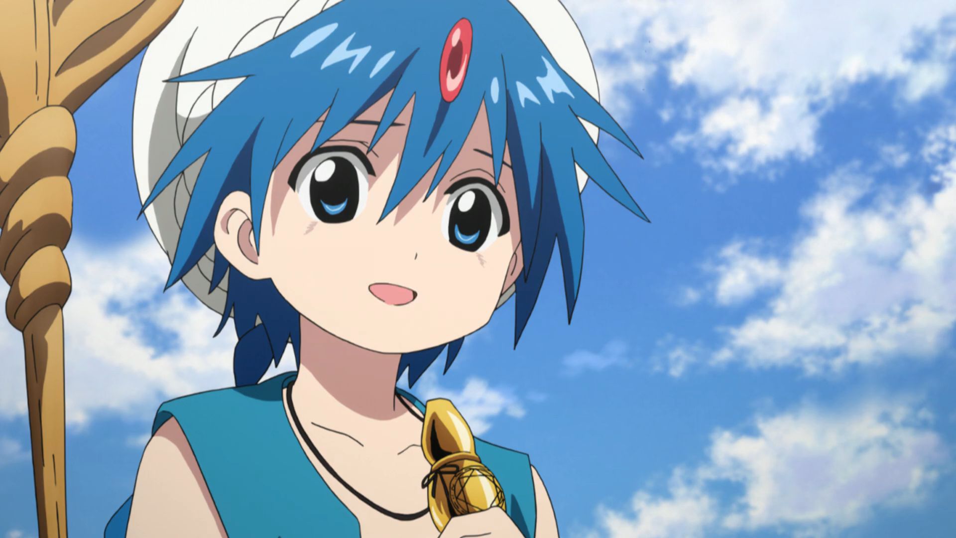 Aladdin from Magi: The Labyrinth Of Magic is one of the cute anime boys.