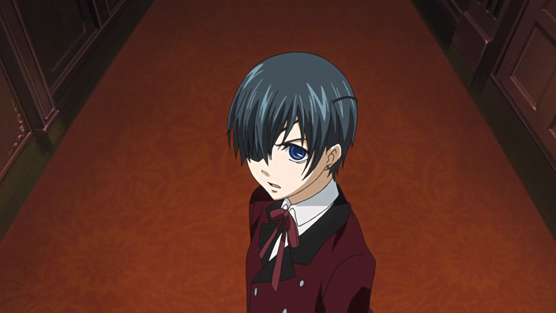 Ciel Phantomhive from Black Butler is one of the cute anime boys.