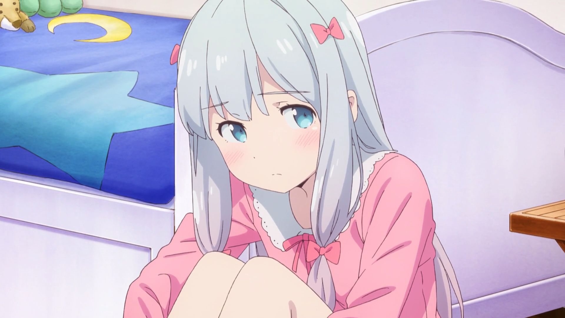 Izumi Sagiri from Eromanga Sensei is one of the cute anime girls. 