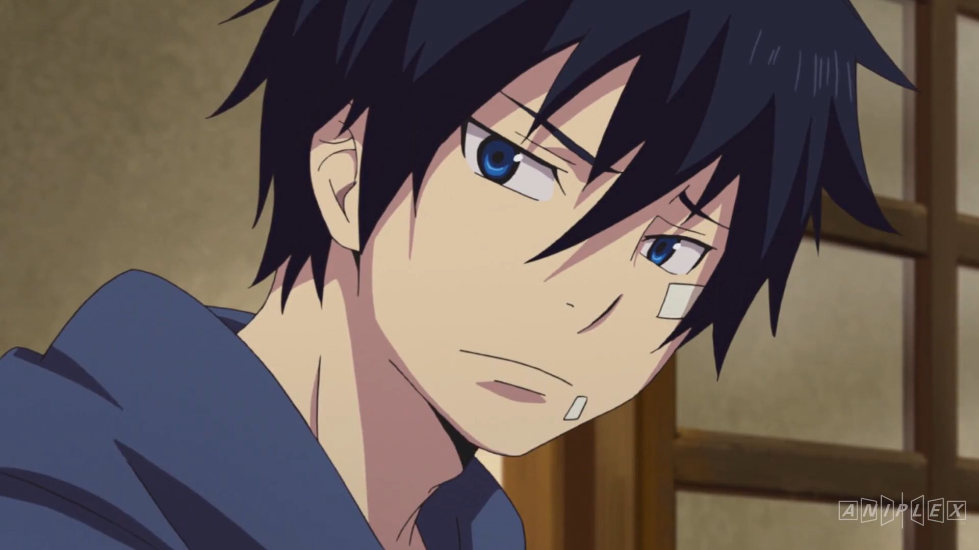 Rin Okumura from Blue Exorcist is one of the top sad anime boys. 