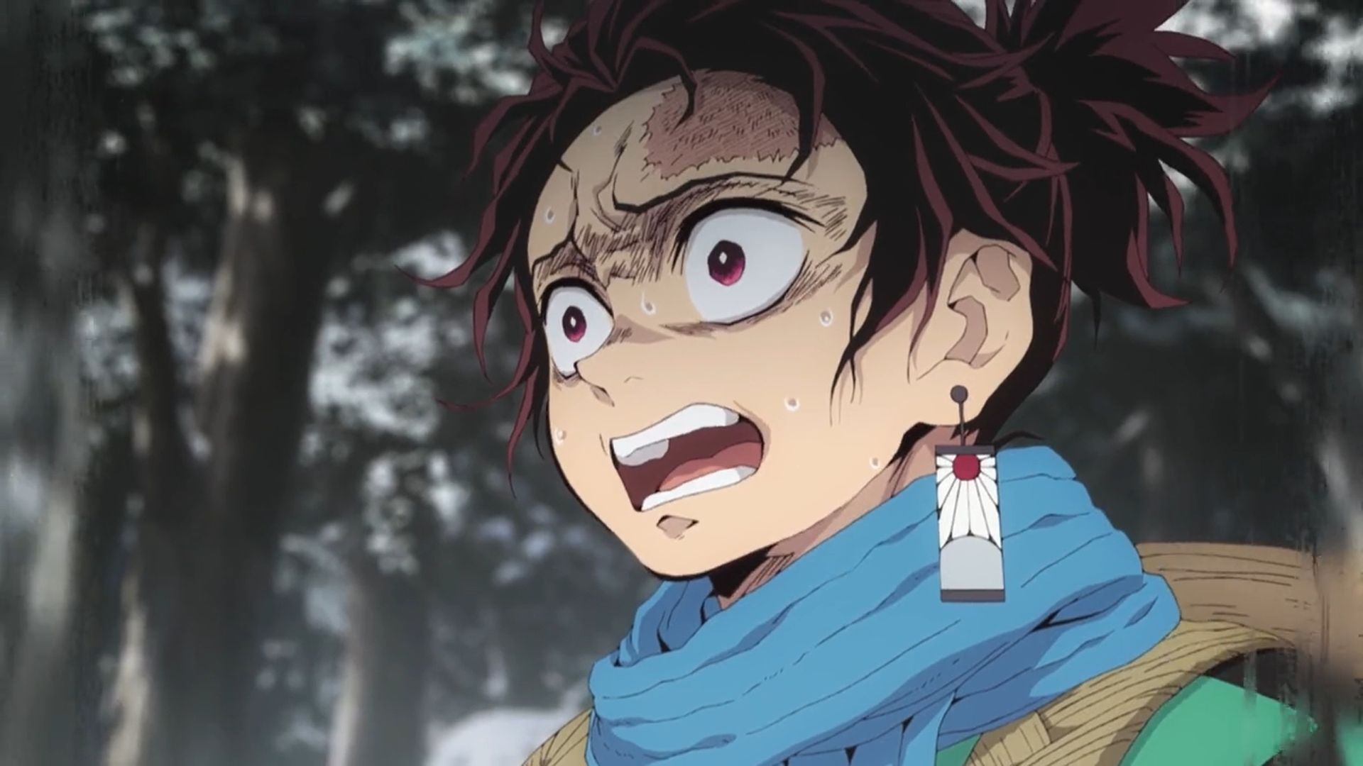 Tanjiro Kamado from Demon Slayer is one of the top sad anime boys.